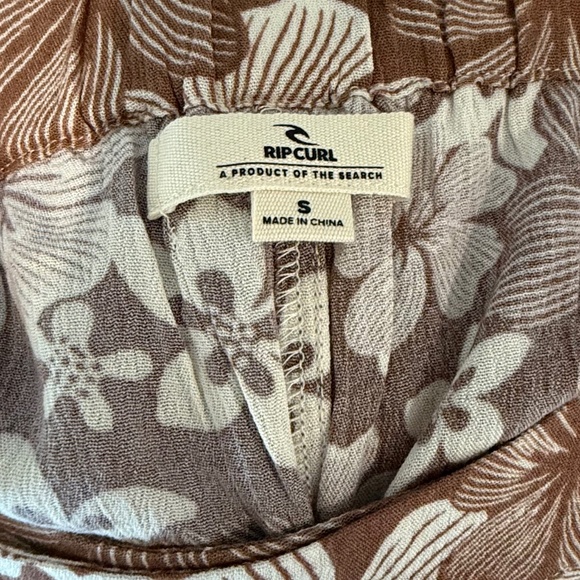 NWT Rip Curl Aloha Skate Skort Brown Floral (Size S) - Picture 10 of 10